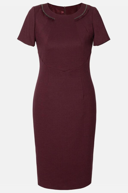 costum dama bordo stil clasic